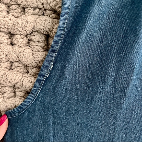 Angela Mara Sleeveless Denim Dress Size Medium - Picture 5 of 10